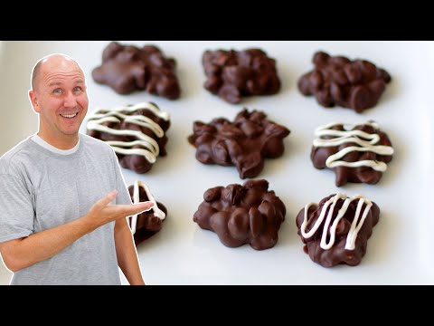 How to Make Chocolate Peanut Clusters  | Super Easy Christmas Candy Recipe