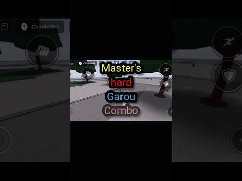 hard garou combo#strongestbattlegrounds #roblox