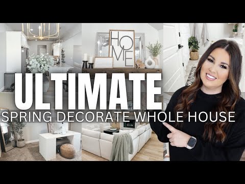 2 HOURS OF SPRING DECORATING IN 3 HOMES! | ULTIMATE SPRING DECORATE WHOLE HOUSE | SPRING DECORATING