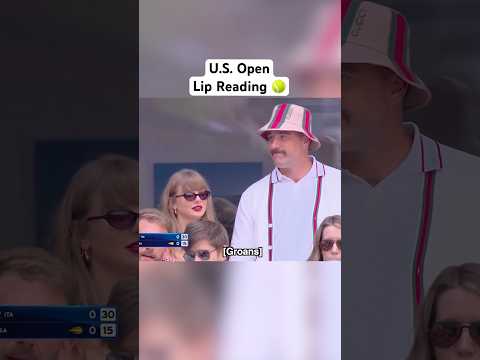 Taylor Swift gets STRICT at the U.S. Open! 😳