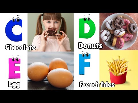 Food ABC Song for Toddler | Phonics for Kids | Alphabet Letters | Learn ABC