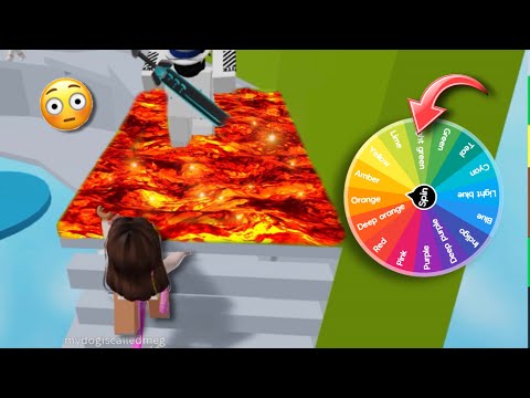 TOWER OF HELL but a WHEEL picks a colour I CANT TOUCH 😳 (compilation)