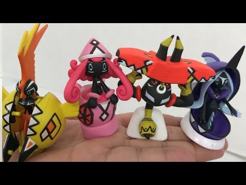 Unboxing Takara Tomy Legendary Pokemon Tapu Koko Tapu Lele Tapu Bulu Tapu Fini