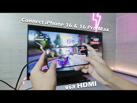 How to Connect iPhone 16 & 16 Pro Max to Monitor via HDMI Cable