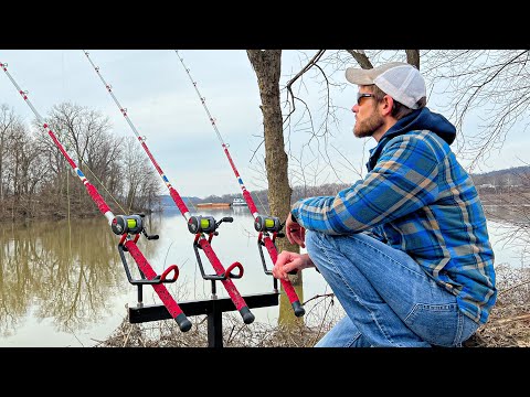 Bank Fishing For Trophy Catfish + Bank Fishing Tips (Big Fish Landed)