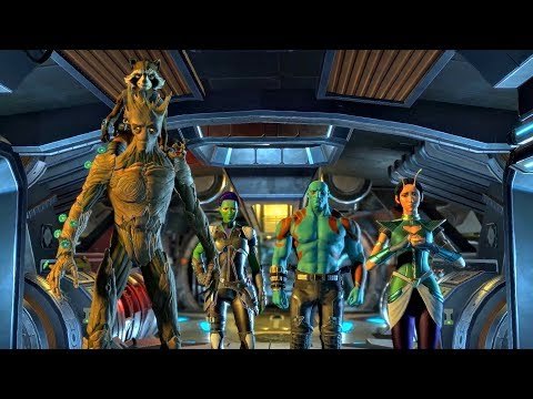 Rocket Racoon Develops a Plan to Destroy Kree Spaceship (Guardians of the Galaxy | Telltale Games)