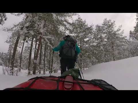 heavy snow, mountain camping #8