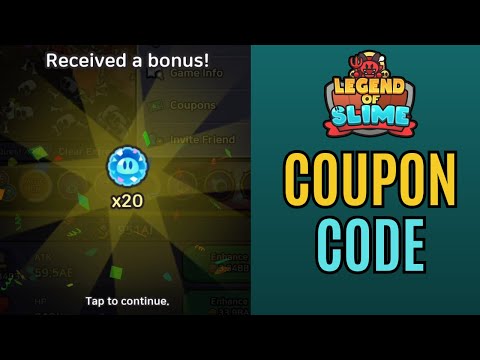 ANOTHER COUPON CODE FREE SLIME STONES! - Legend of Slime: Idle RPG War