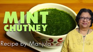 Mint Chutney Recipe | How to Make Mint Chutney Recipe by Manjula