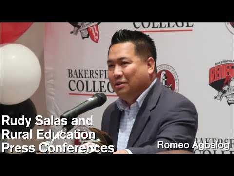 BC Press Event with Rudy Salas: Trustee Romeo Agbalog