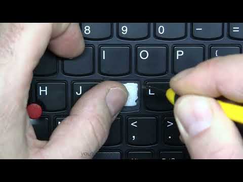 Lenovo ThinkPad E15 Gen 2 Laptop How to Key Cap Repair