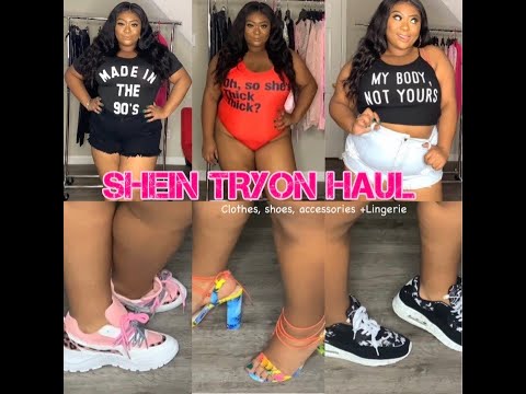 HUGE PLUS SIZE TRYON SHEIN HAUL 2020 | CLOTHES, SHOES, ACCESSORIES +LINGERIE | IS IT WORTH THE HYPE?