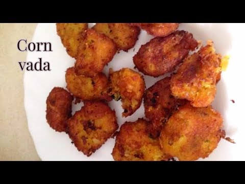 Corn Vada / Mokka Jonna Garelu / Corn Pakoda / Telangana Ruchulu