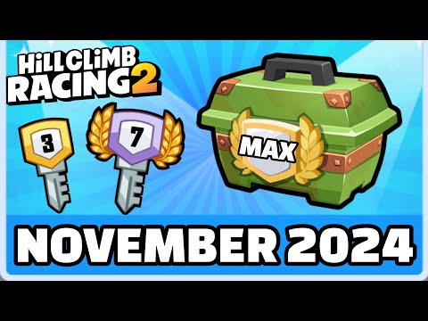 🔥ALL ADVENTURE KEYS NOVEMBER 2024 - Hill Climb Racing 2