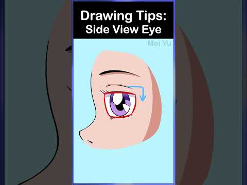 Stop Struggling Drawing Eyes - Try THIS! #mangaart #howtodrawanime #meiyu