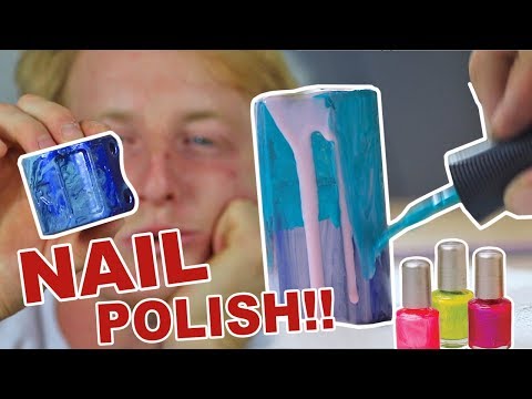 NAIL POLISH HYDRO DIP SCOOTER PARTS!!