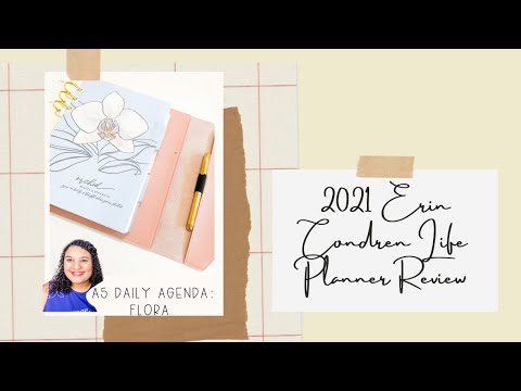 NEW ERIN CONDREN A5 Agenda | 2021 Life Planner Review