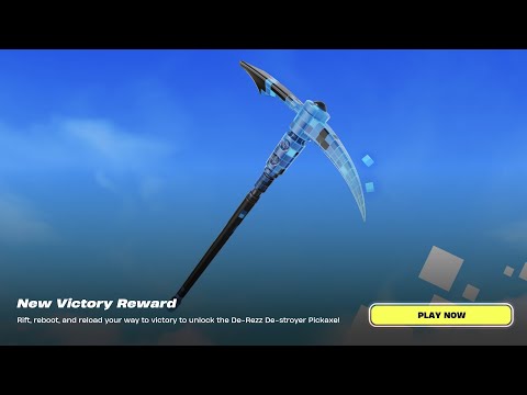 What Happened To The Free De-Rezz De-Stroyer Pickaxe For Winning A Game Of RELOAD In Fortnite?!