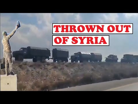 BYE, BYE: SYRIANS ARE MOCKING RUSSIAN TROOPS WHICH ARE RUNNING FROM SYRIA || 2024