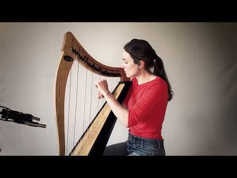 The Last Rose of Summer - Celtic Lever harp solo (sheet music available!)