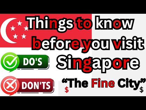 THINGS TO KNOW BEFORE YOU VISIT SINGAPORE|MUST KNOW POINTS FOR FIRST TIME VISITORS| DO’s AND DON’T’S