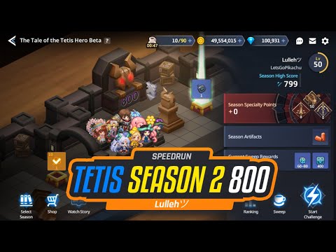 [GT] Lullehツ - The Tale of the Tetis Hero Season 2 - Floor: 680, 780, 790-800