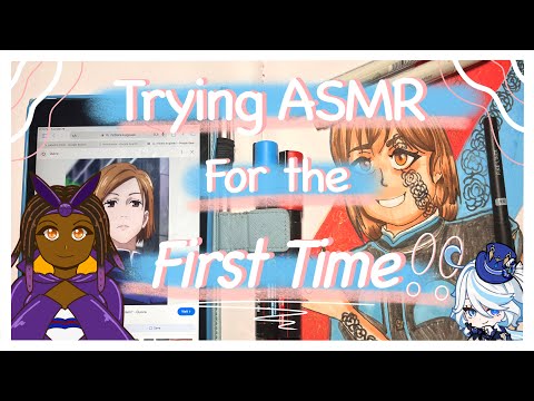 Making Art ASMR for the First Time!! Sketchbook Session 4