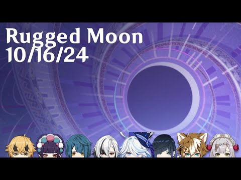 Genshin Impact - 36 star Spiral Abyss - Rugged Moon 10/16/24