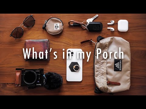 【What's in my bag】映像作家が毎日使うポーチの中身