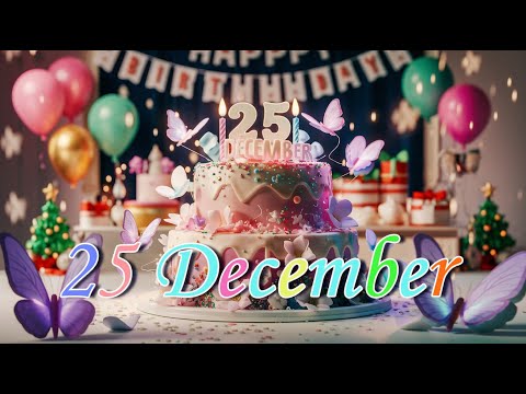 25 December Happy birthday to you songs and Merry Christmas   #Happybirthday #Happybirthdaytoyou