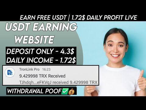 New USDT Site 2024 | Best Usdt Investment Website | New Usdt Mining Site | New Usdt Earning Website