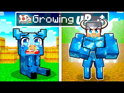 Growing Up as a COW in Minecraft!