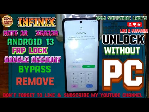 How to FRP Bypass infinix Note 30|infinix Note 30 Google Account Unlock Without PC|Android 13