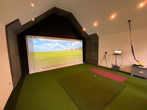 Ben Ross Golf PGA Trackman Home Golf Studio.