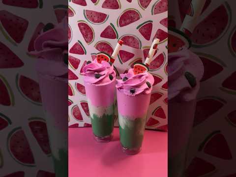 Let’s Fake Bake Mini Watermelon Shakes! #fakebake #watermelon #peepthisyall