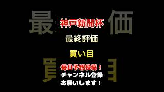 #神戸新聞杯 #競馬予想 #買い目 最終評価#競馬 #予想 #jra #馬券