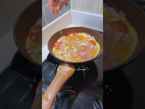 Tortilla de huevo para tu desayuno #recetasfaciles