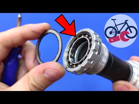 Why is it difficult to ride a bicycle? Hollowtech bottom bracket maintenance