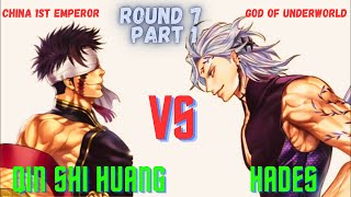 Hades vs Qin Shi Huang Full Fight R7 Part 1 #recordofragnarokseason2 #anime #qinshihuang #hades