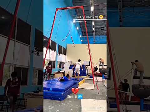 gymnast Sarthak | Completed  Rings dismount | JACKYSAGAR #basic #learning #shots #shots #failed