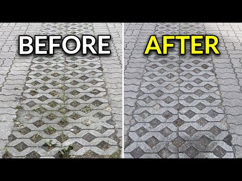 How to get rid of weeds from paving stones? A natural, cheap and quick way to spray 🤔