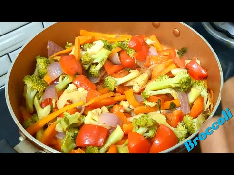 Sauteed Broccoli Recipe //  Broccoli Recipes In Telugu // Broccoli Stir Fry // Healthy Recipes