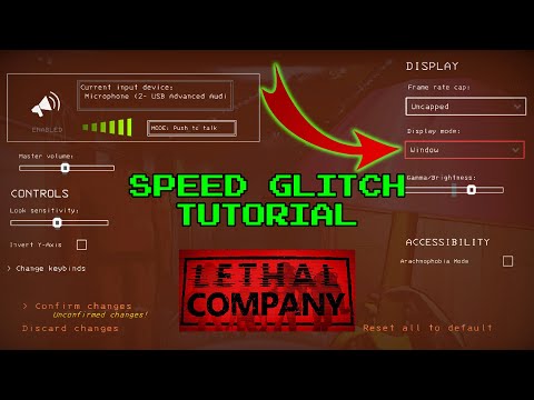 THE BEST Speed Glitch in Lethal Company (TUTORIAL)