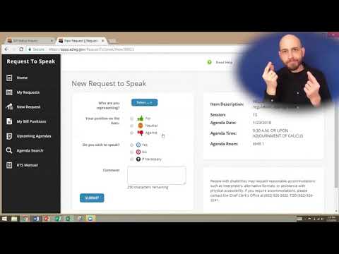 How to Use the Request to Speak RTS System {ASL Included]