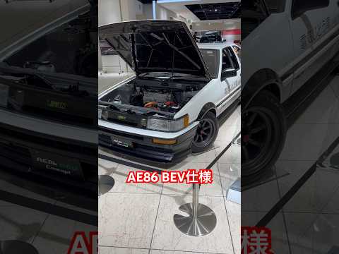 AE86 LEVIN EV仕様 オートサロンでドリキンと勝負していたクルマ #shorts #toyota