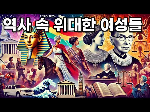 역사 속 위대한 여성들의 이야기: 클레오파트라: 잔 다르크: 인디라 간디: 엘리자베스 1세: 루스 베이더 긴즈버그: 하츠셉수트