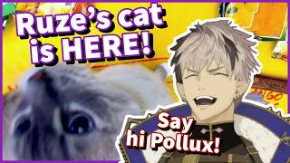 Ruze SHOWED OFF HIS CAT ON STREAM! and it's absolutely ADORABLE!【Holostars EN | Crimzon Ruze】