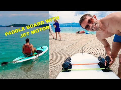 DIY Jet scooter on a PADDLE BOARD