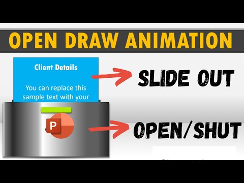 Opening Draws Animation in PowerPoint   Creative and Simple