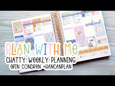 WEEKLY PLAN WITH ME | Erin Condren Vertical | HanCanPlan